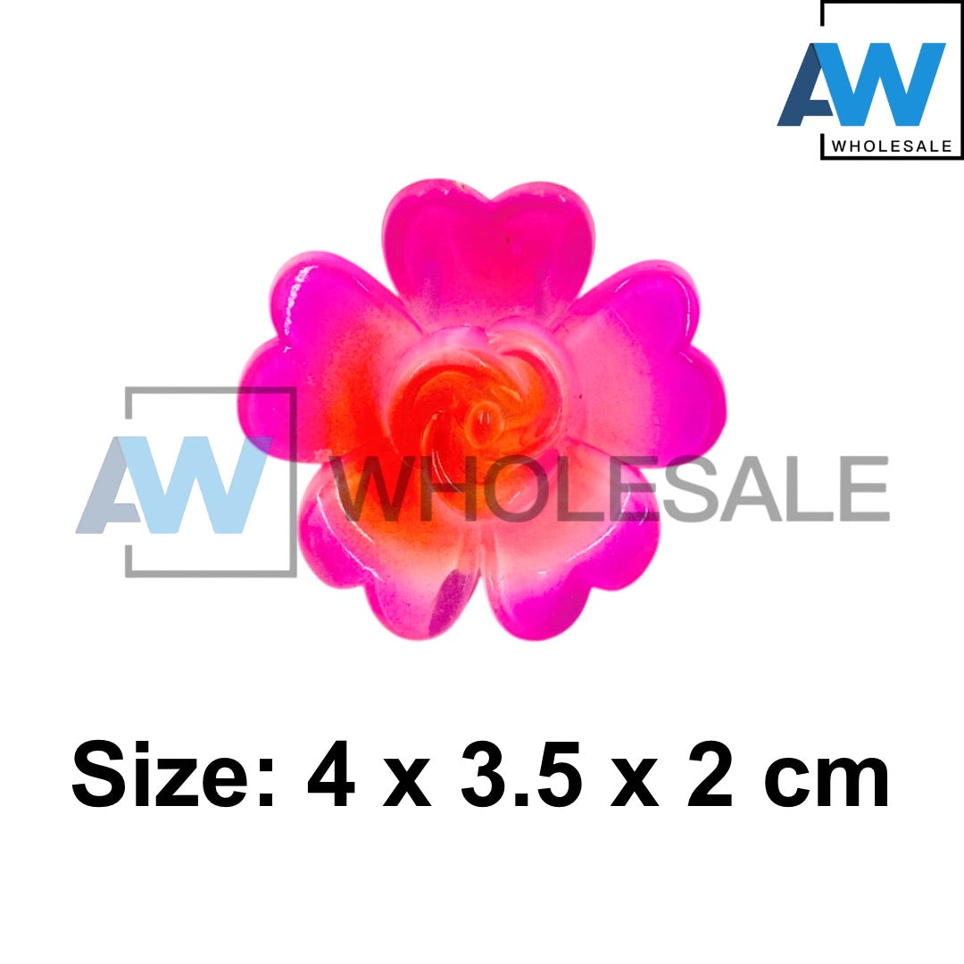 HC-54 (12 pcs) Glossy 4 cm Hair Clips