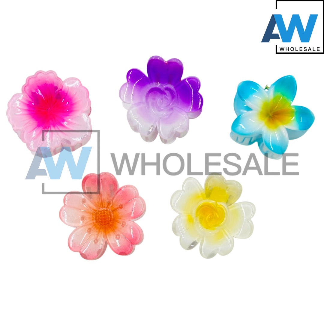 HC-54 (12 pcs) Glossy 4 cm Hair Clips