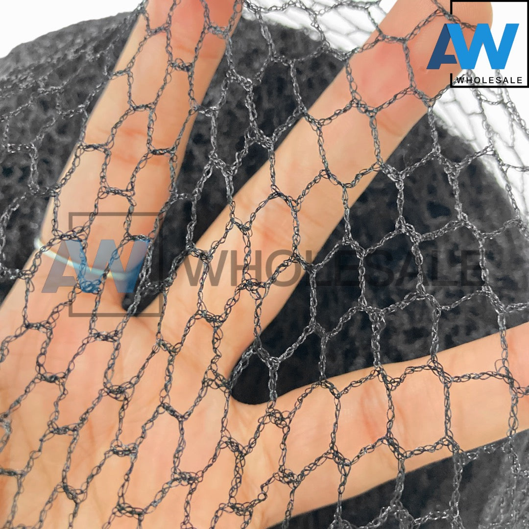 HN-05 (12 pcs) Black Mesh Hair Nets