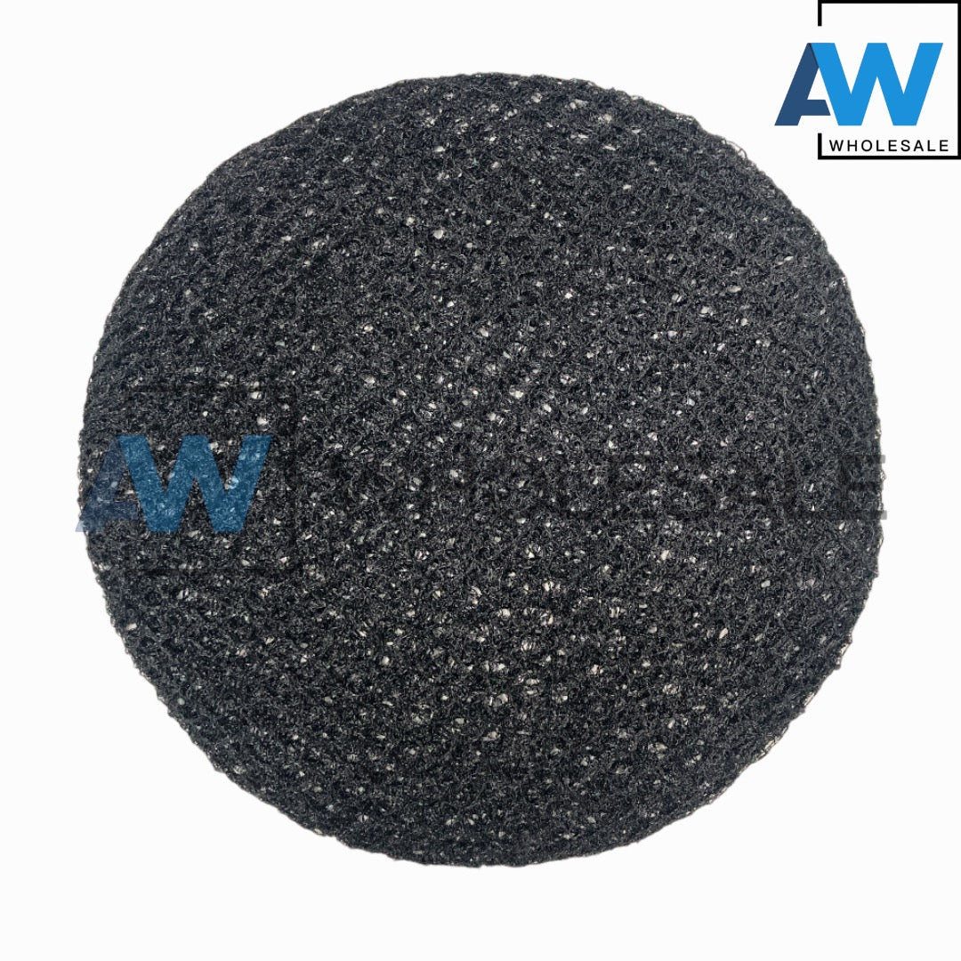 HN-05 (12 pcs) Black Mesh Hair Nets