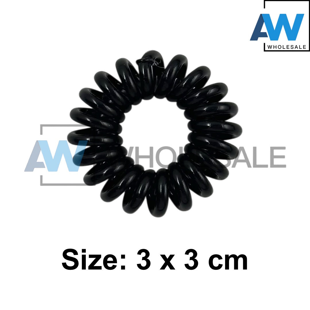 HP-205/HP-205B (40 pcs) Telephone Wire Elastic Hair Ties