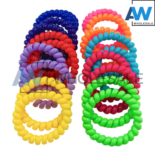 HP-206AB (20 pcs) Plain Telephone Wire Hair Ties