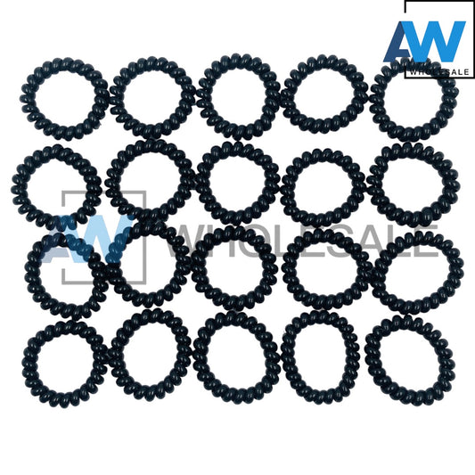 HP-206/HP-206B (20 pcs) Plain Telephone Wire Hair Ties