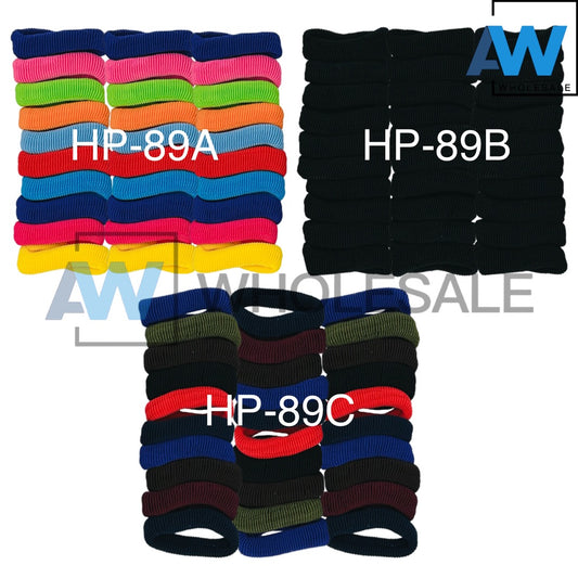 HP-89 (30 pcs) Fabric Elastic Hair Ties