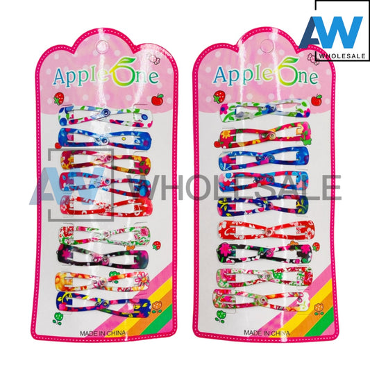 HPN-07 (1 card) UV Printed Mini Hair Clips