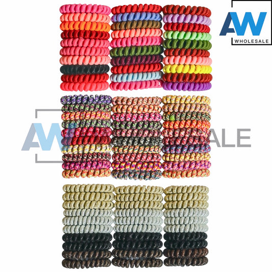 HPN-1120 (30 pcs) 5 cm Fabric Hair Ties