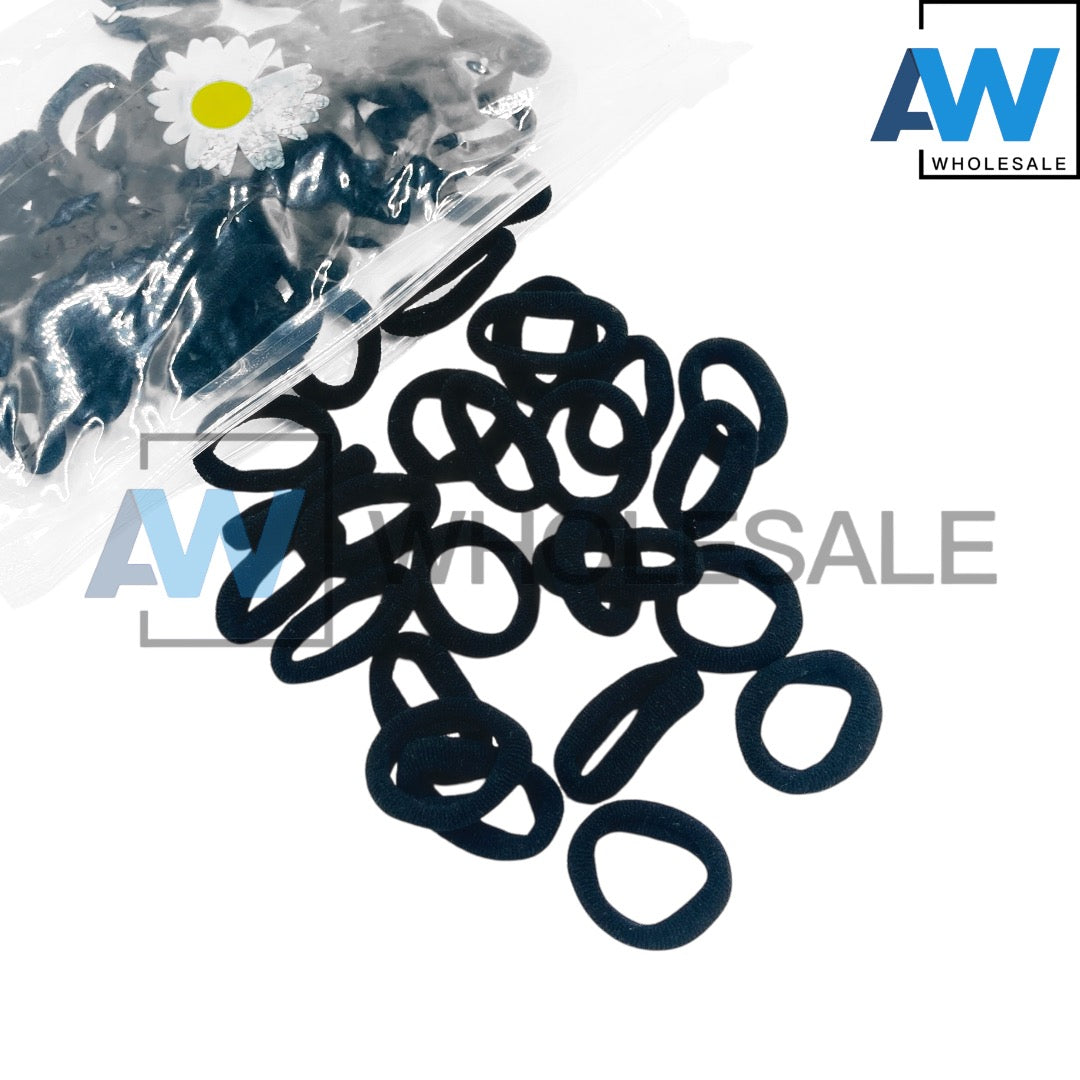 HPN-1538 (12 pouches) Fabric Mini Elastic Ties