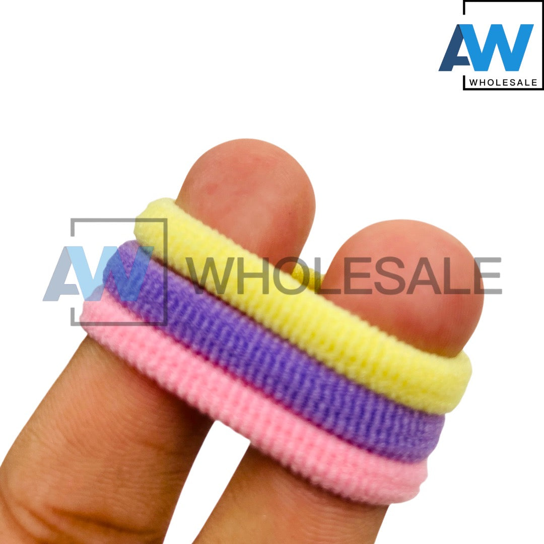 HPN-1538 (12 pouches) Fabric Mini Elastic Ties