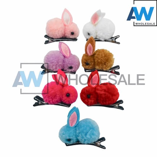 HPN-2048 (10 pcs) Mini Bunny Hair Clips