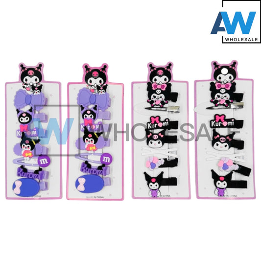 HPN-2159 (12 cards) K Character Hair Clip Set