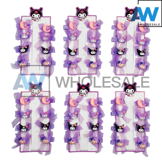 HPN-2173 (1 card) K Character Hair Clip Set