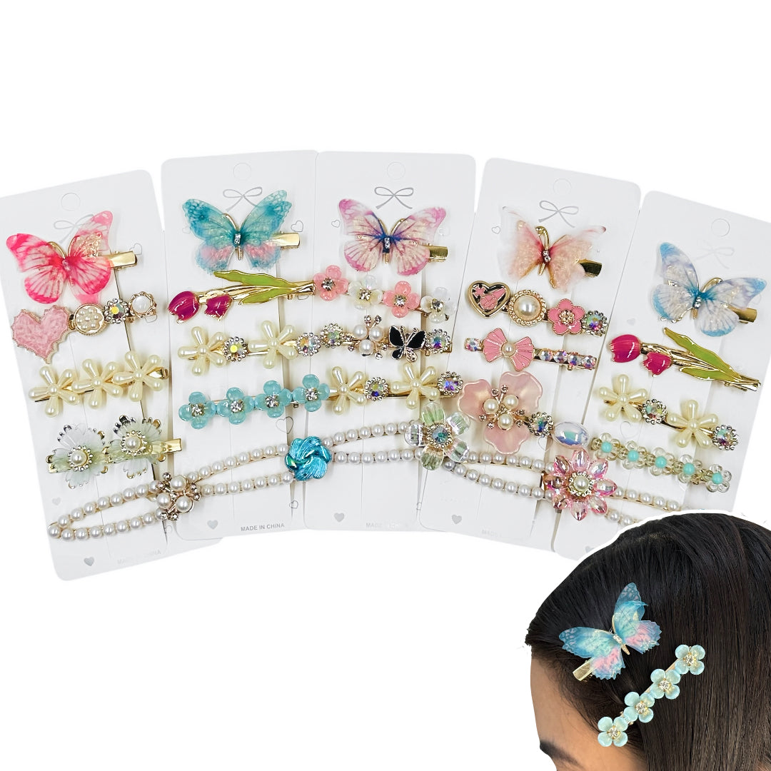 HPN-2300 (1 card) 5 in 1 Hair Clip