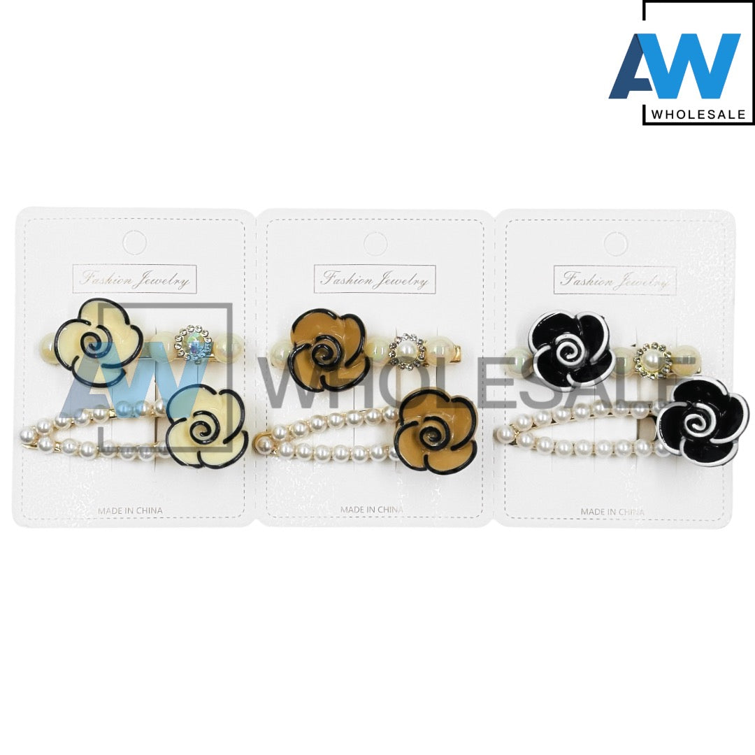 HPN-2302 (12 cards) 3 in 1 Hair Clip Set