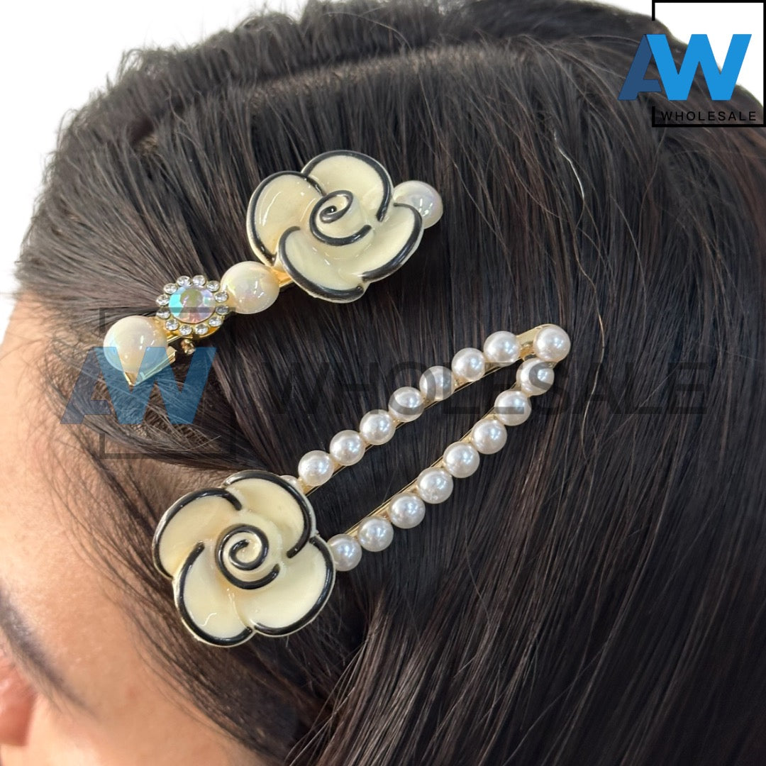 HPN-2302 (12 cards) 3 in 1 Hair Clip Set