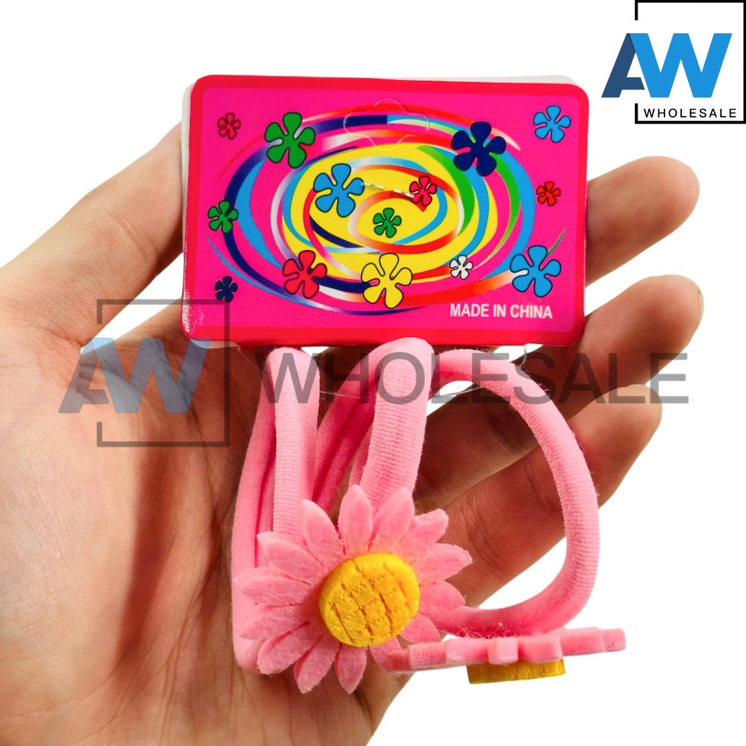 HPN-2311 (12 cards) 3 in 1 Sunflower Hair Tie Set