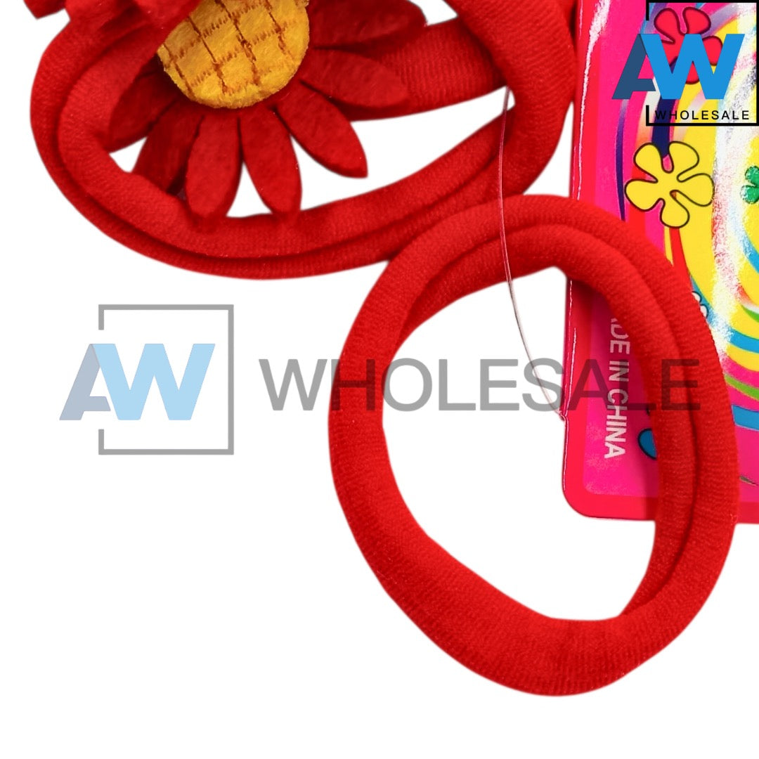 HPN-2311 (12 cards) 3 in 1 Sunflower Hair Tie Set