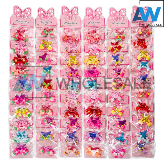 HPN-2318 (10 sets) 2 in 1 Character Metal Snap Hair Clip