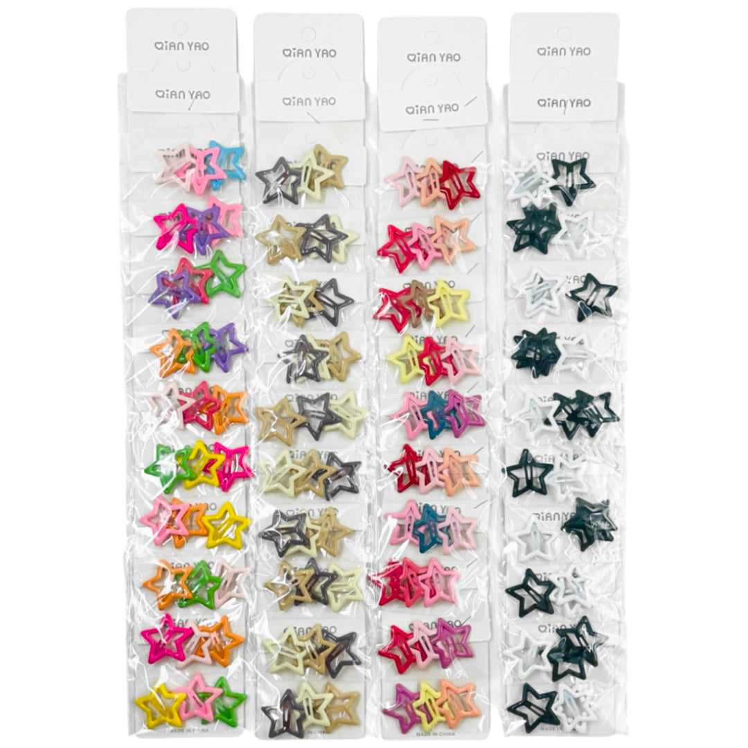 HPN-2327 (1 card) 3 cm Star Hair Clip