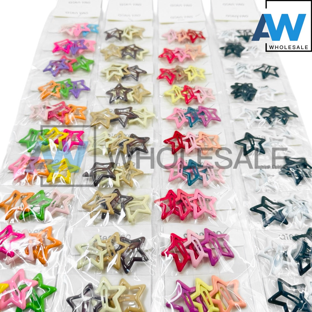 HPN-2327 (1 card) 3 cm Star Hair Clip