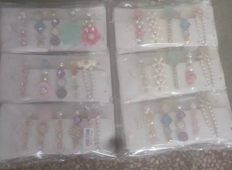 HPN-2396 (1 card) 5 in 1 Hair Clip Set