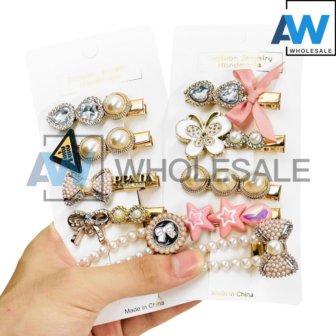 HPN-2398 (1 card) 5 in 1 Hair Clip Set