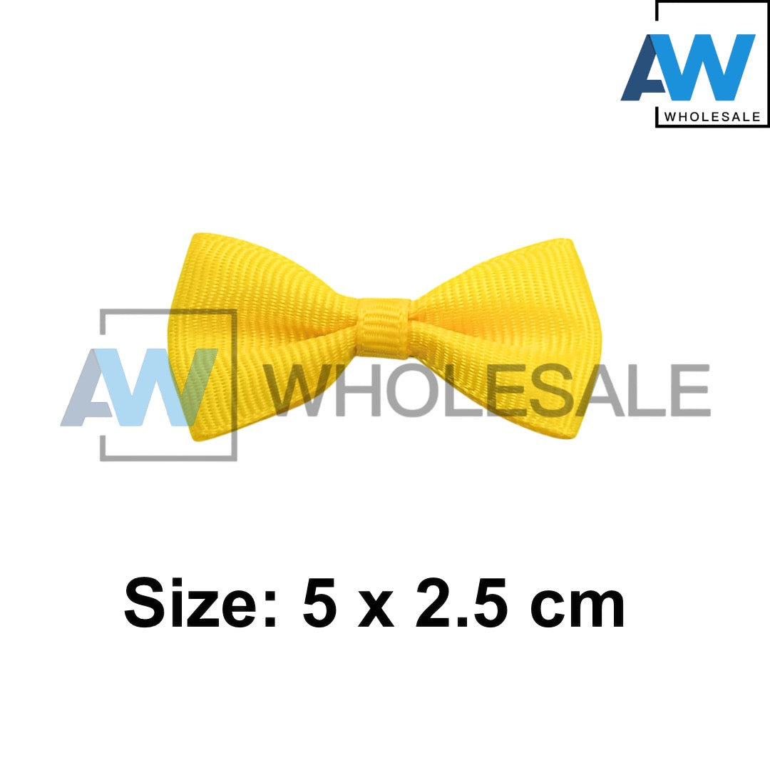 HPN-2434 (10 pcs) Mini Ribbon Hair Clips