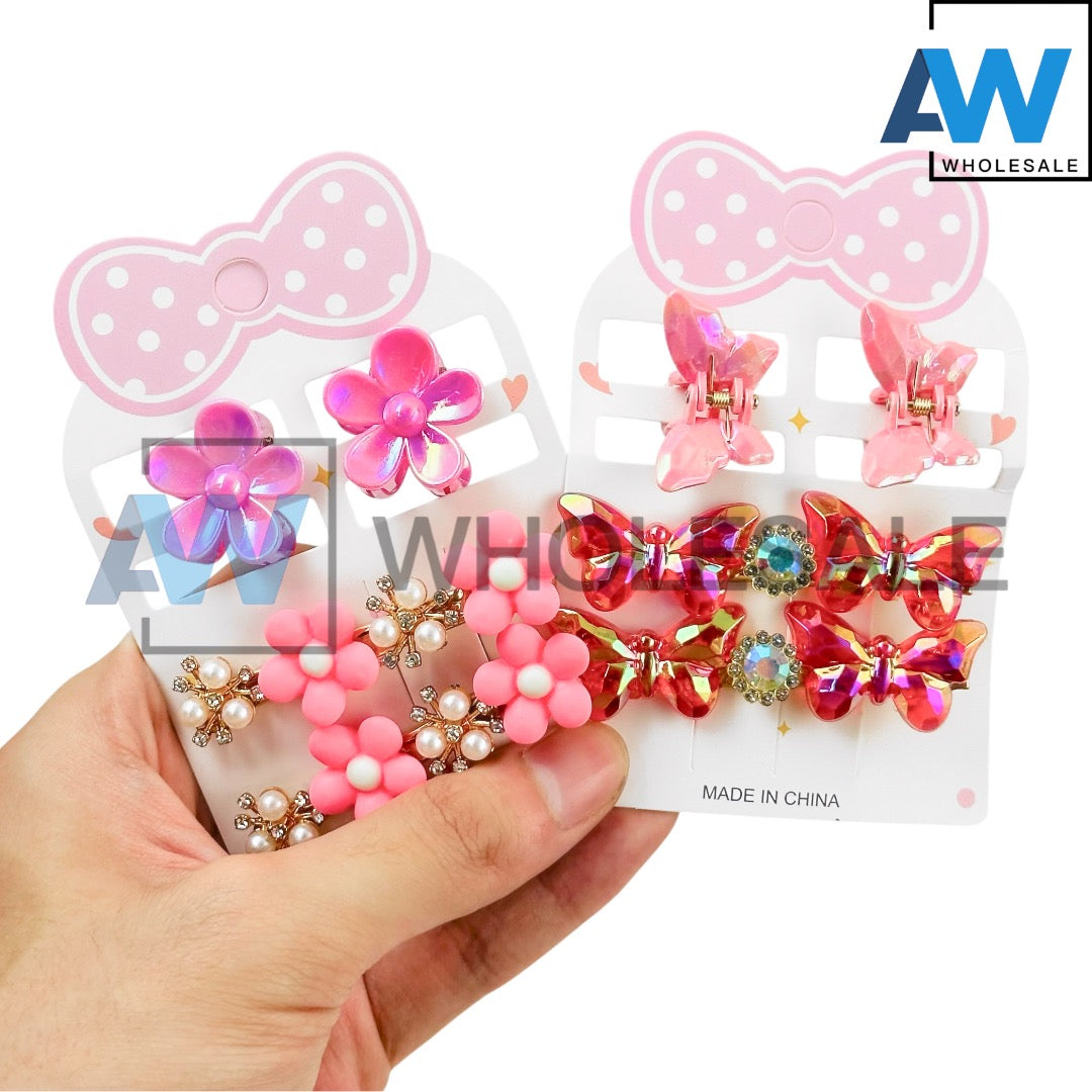 HPN-2443 (12 cards) 4 in 1 Hair Clip Set