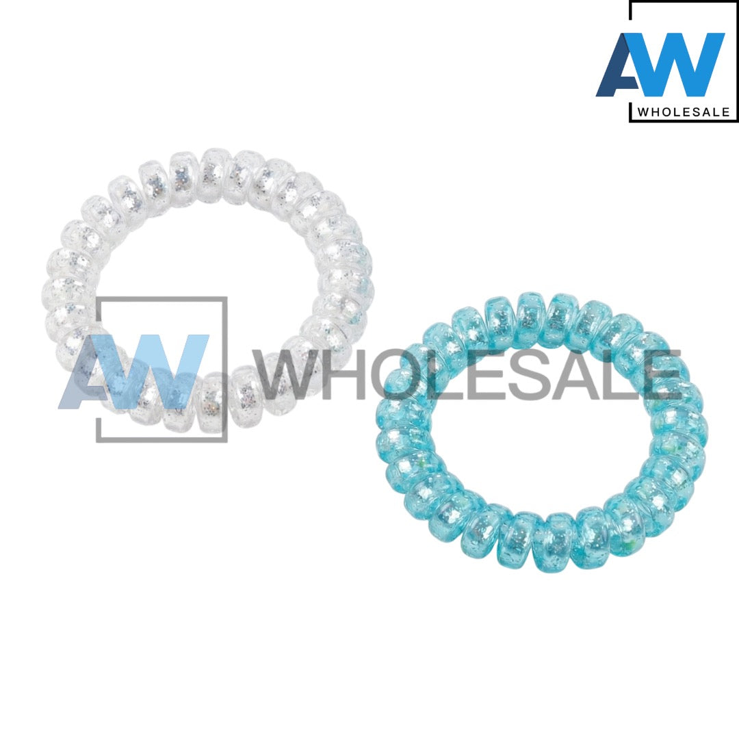 HPN-2475 (12 sets) 3 in 1 Telephone Wire Hair Tie Set