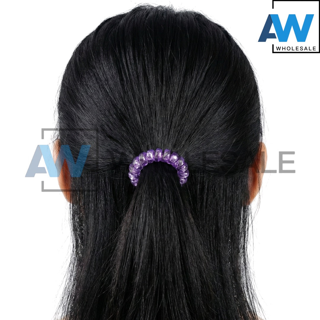 HPN-2475 (12 sets) 3 in 1 Telephone Wire Hair Tie Set