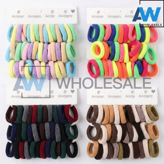 HPN-2502 (12 sets) 4 in 1 Wrinkle Fabric Hair Tie Set