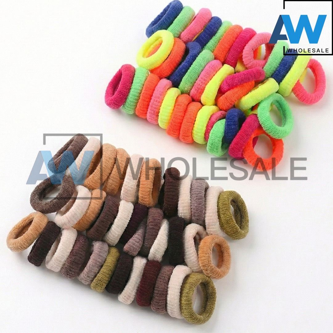 HPN-2502 (12 sets) 4 in 1 Wrinkle Fabric Hair Tie Set