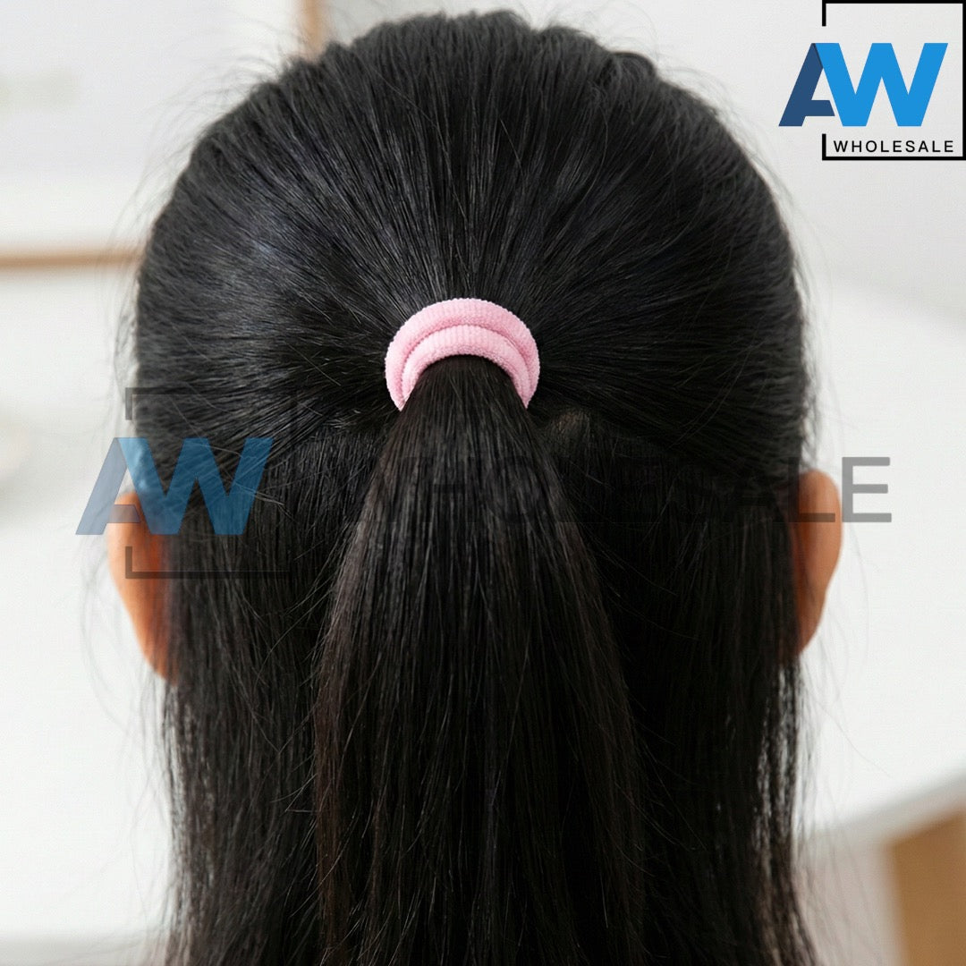 HPN-2502 (12 sets) 4 in 1 Wrinkle Fabric Hair Tie Set