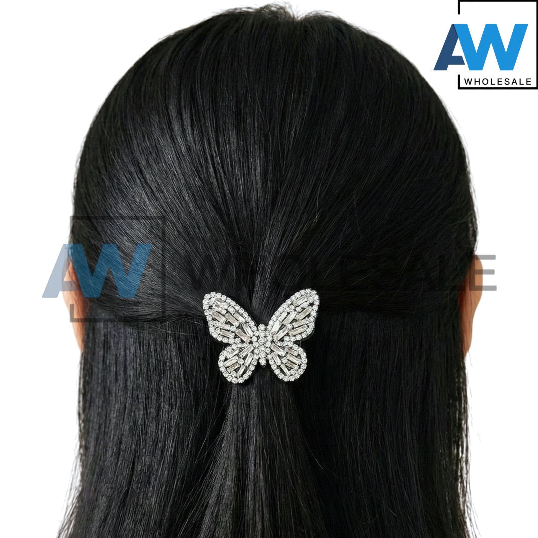 HPN-2528 (10 pcs) Gemstone Design Hair Clips