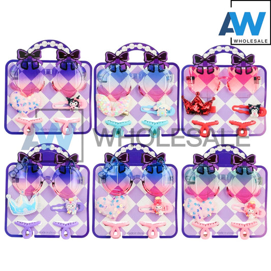 HPN-2562 (1 card) 5 in 1 Sunglasses + Hair Clip Set