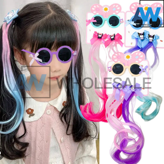 HPN-2576 (1 set) Sun Glass + Hair Extensions