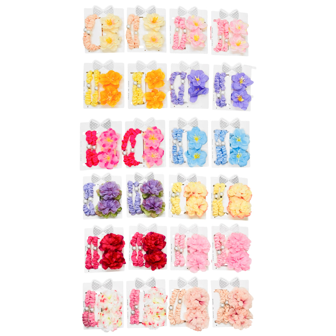 HPN-2600 (12 cards) 2 Hair Tie + 2 Hair Clip Set