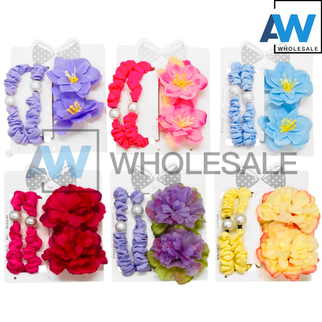 HPN-2600 (12 cards) 2 Hair Tie + 2 Hair Clip Set