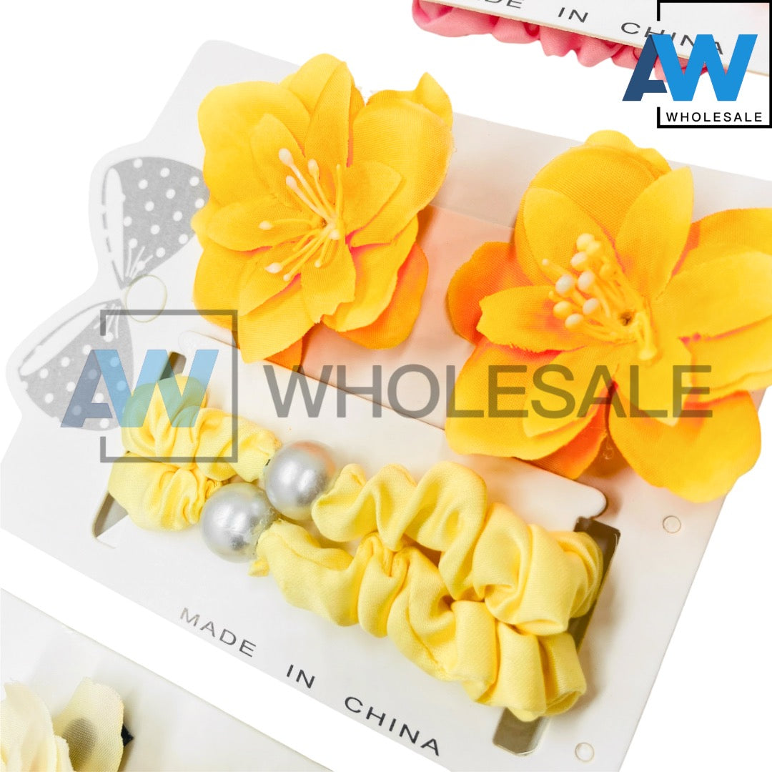 HPN-2600 (12 cards) 2 Hair Tie + 2 Hair Clip Set
