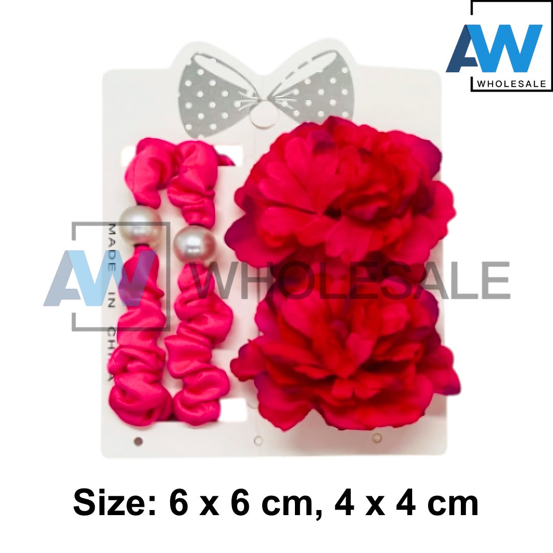 HPN-2600 (12 cards) 2 Hair Tie + 2 Hair Clip Set