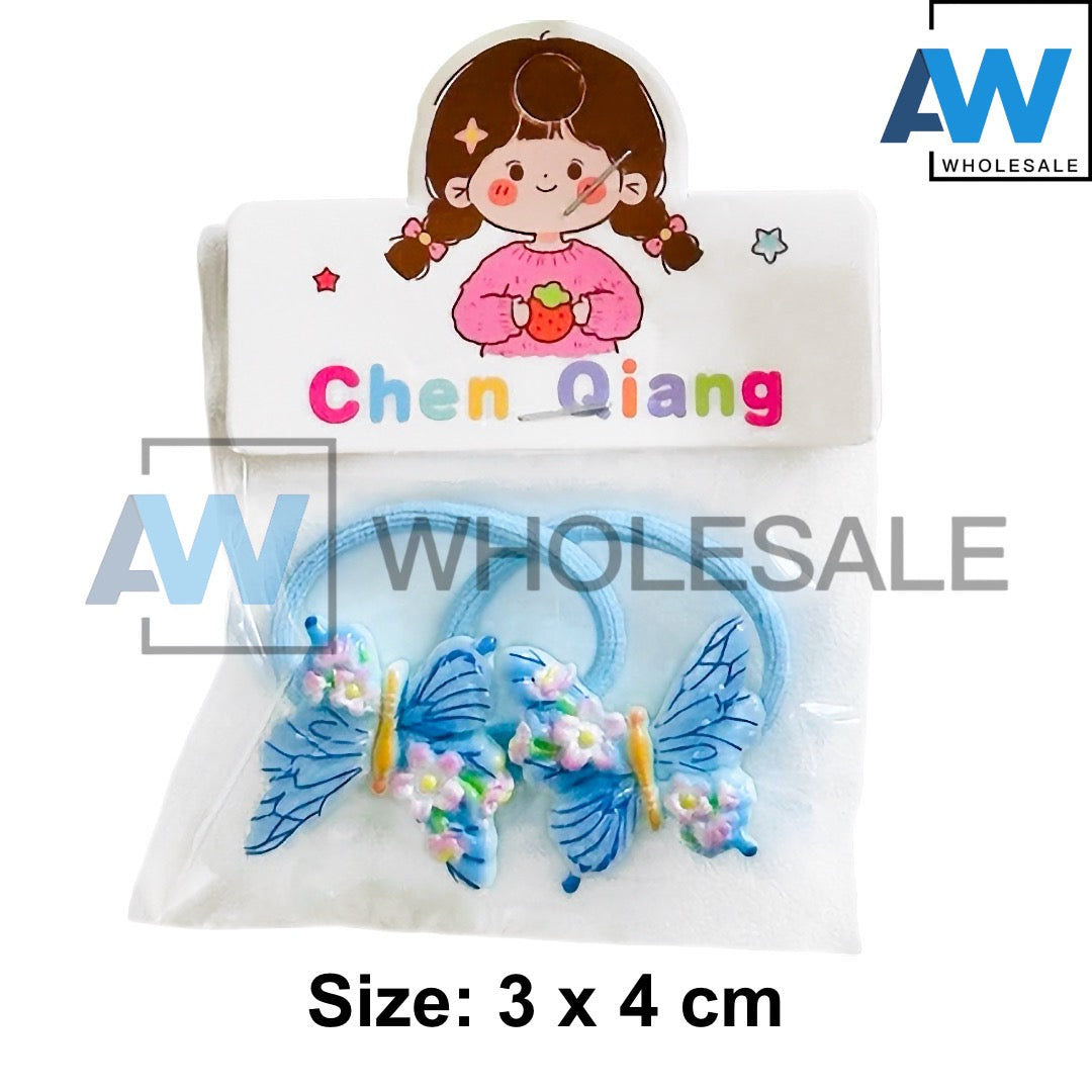 HPN-2637 (20 pcs) Character Fabric Kids Hair Tie Sets