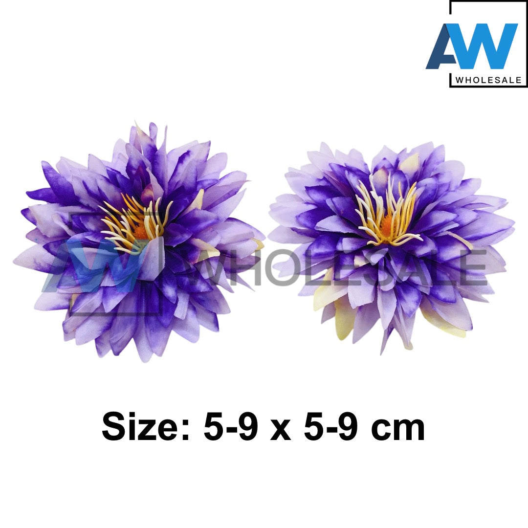 HPN-2647 (10 pcs) Tulip Ribbon Hair Clip Set