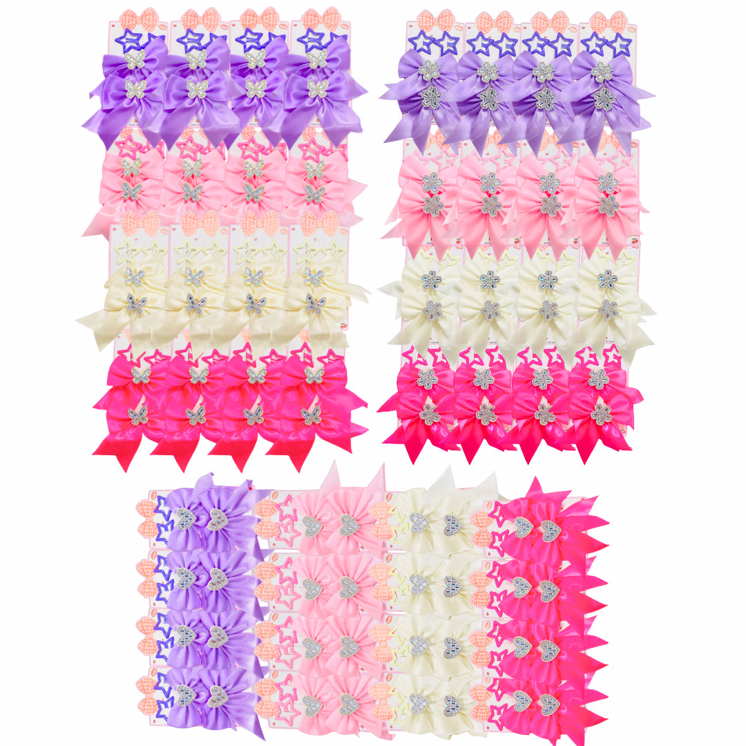 HPN-2652 (12 cards) 4 in 1 Hair Clip Set