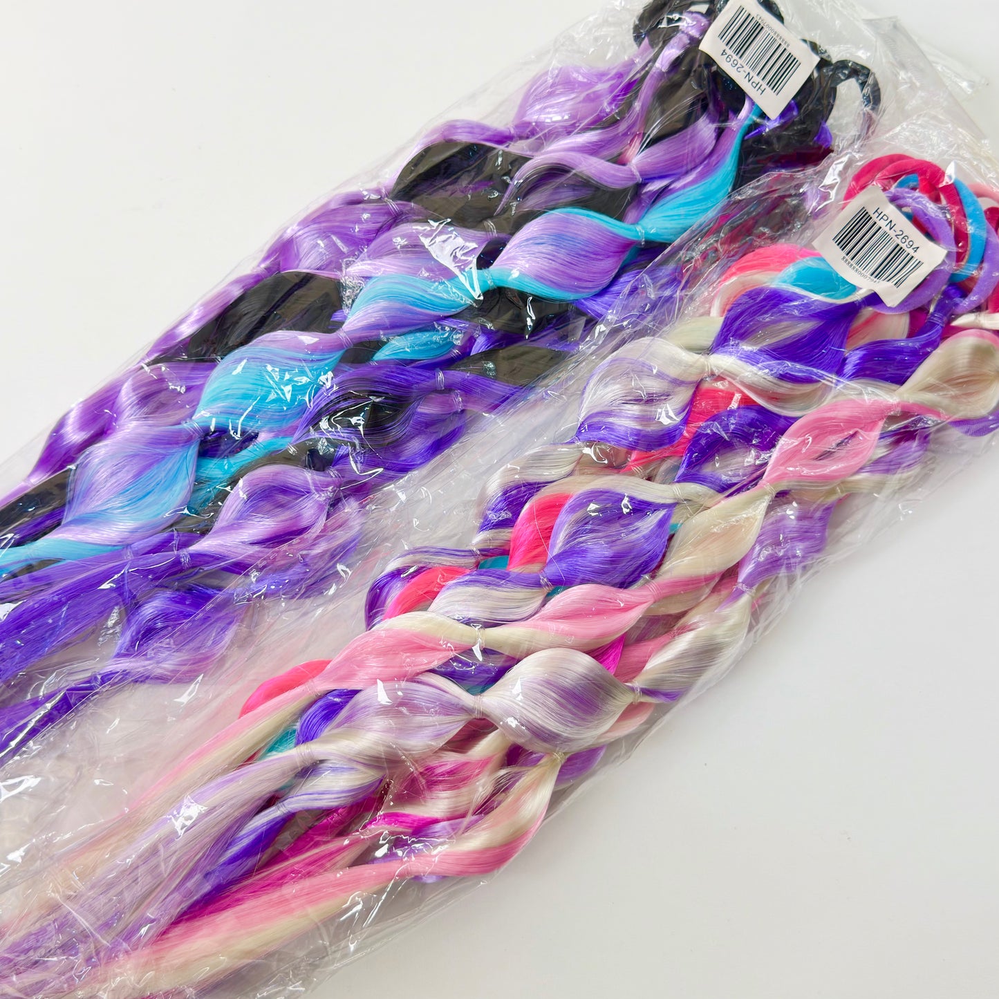 HPN-2694 (12 pcs) Spiral Wig Ponytail Hair Tie