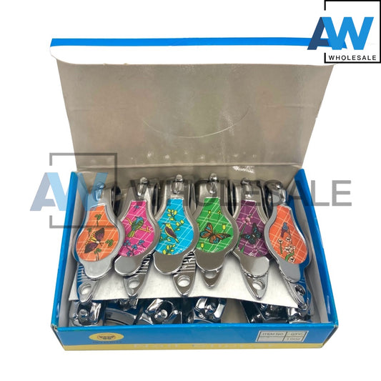 XP-1028 (12 pcs) Butterfly Design Nail Cutter