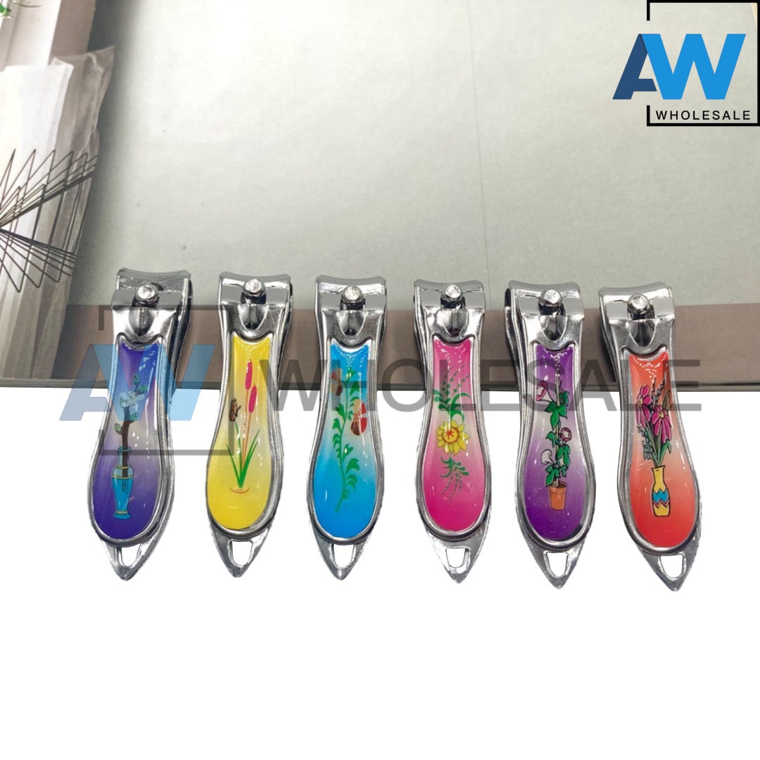 XP-1027 (12 pcs) Flower Design Nail Cutter