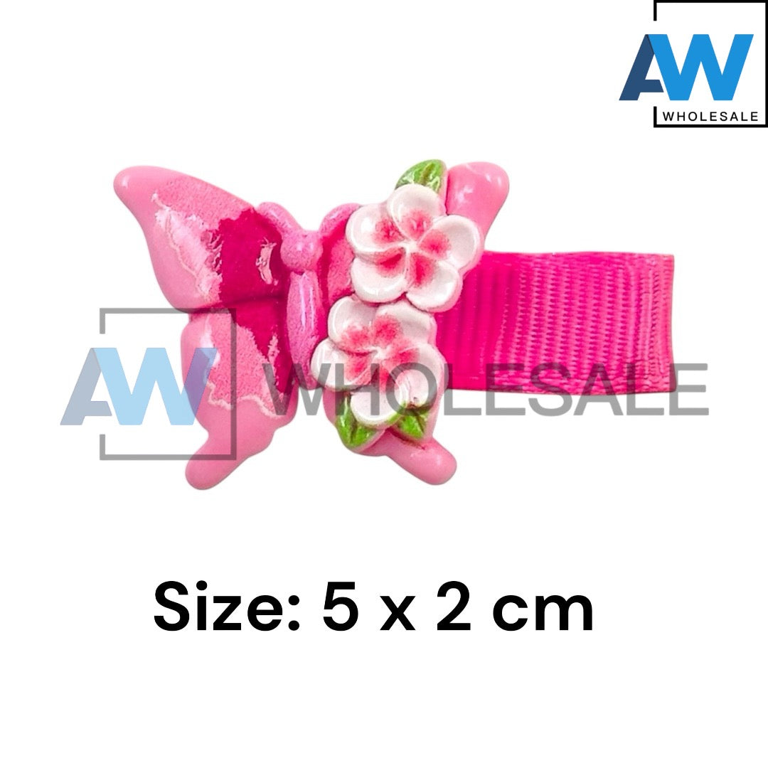 HPN-2511 (10 sets) Butterfly Hair Clip