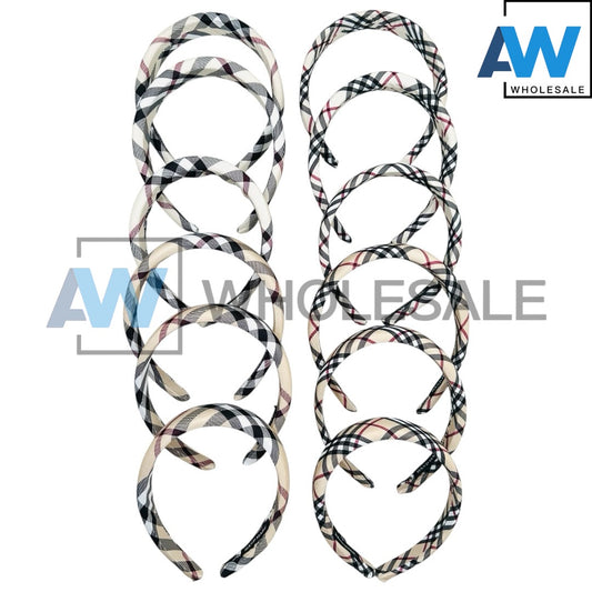 HB-1694 (12 pcs) Classic Padded Headbands