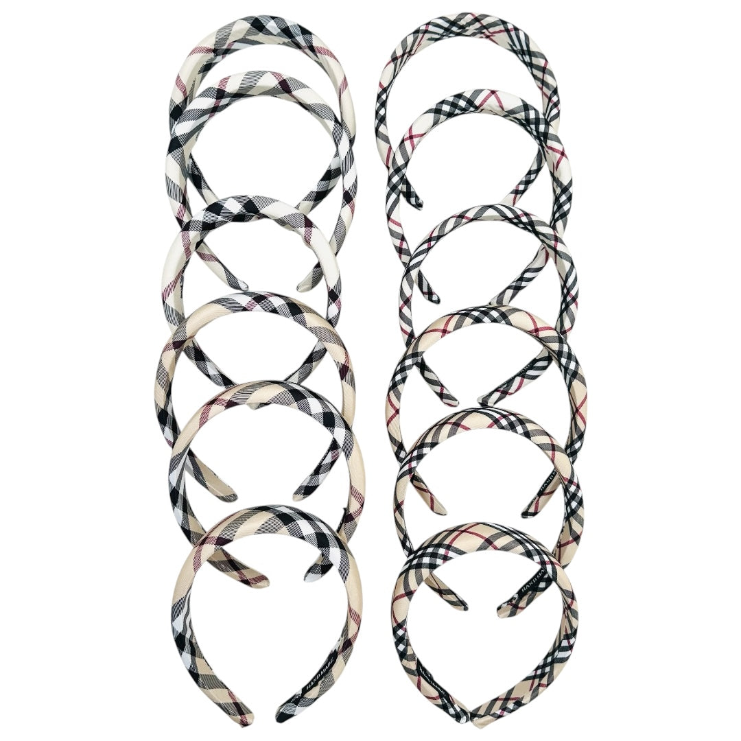 HB-1694 (12 pcs) Classic Padded Headbands