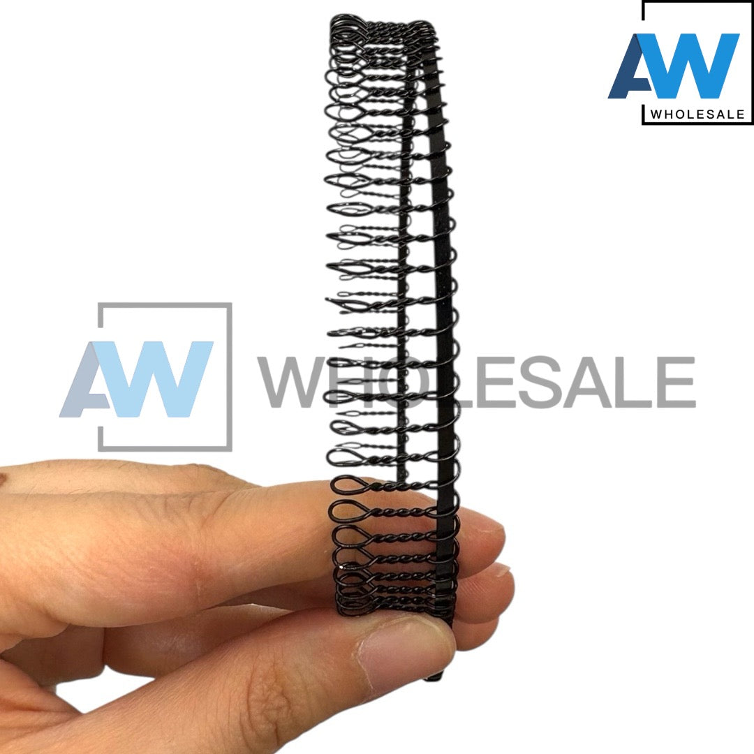 HB-1660 (12 pcs) Braided Metal Headbands
