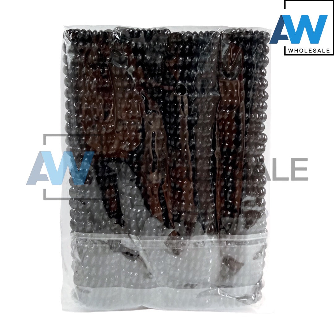 HPN-1114 [100 pcs] 3 cm Telephone Wire Hair Ties